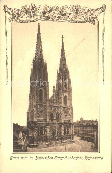Saengerbundfest 10. Bayrischer Saengerbundfest Regensburg Dom