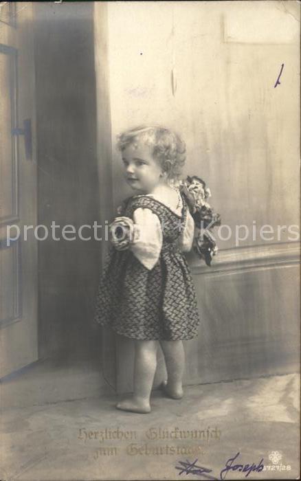 Kinder Child Enfants Glueckwunsch Geburtstag