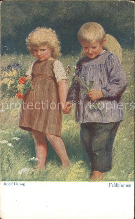 Verlag Primus Nr. 3016 Adolf Hering Feldblumen Kinder