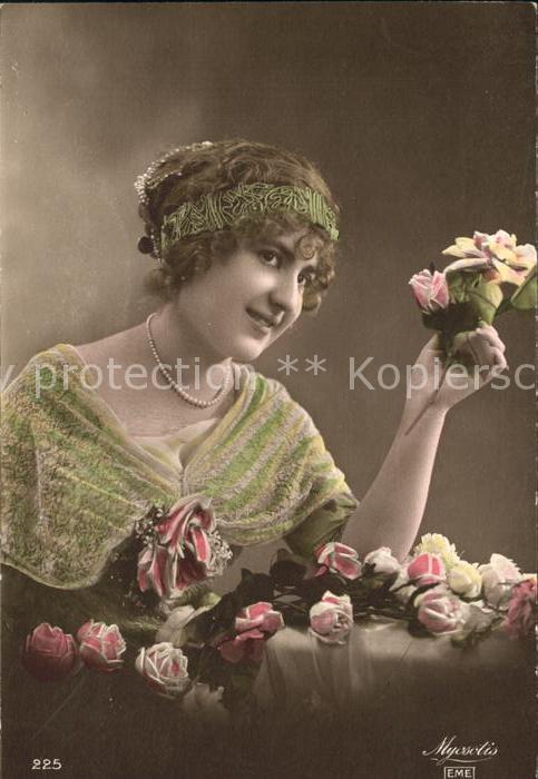 Frauen Rosen Kopfschmuck Foto Myosotis Eme Nr. 225