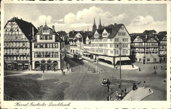Strassenbahn Kassel Freiheiter-Durchbruch