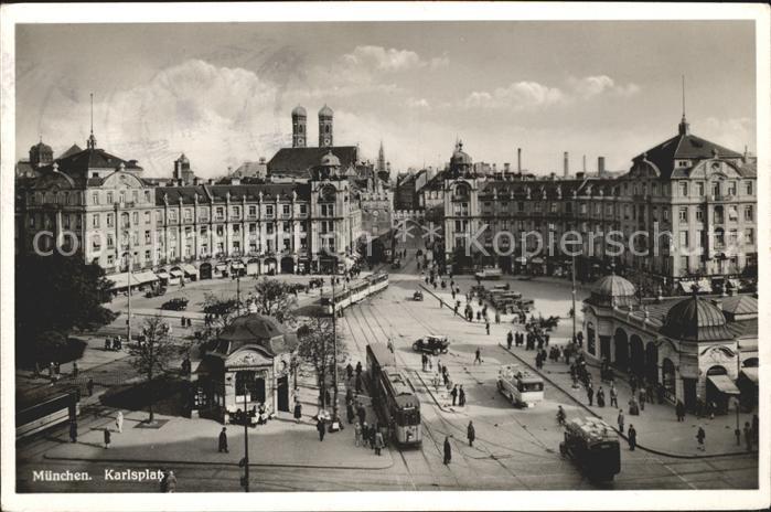 Strassenbahn Muenchen Karlsplatz