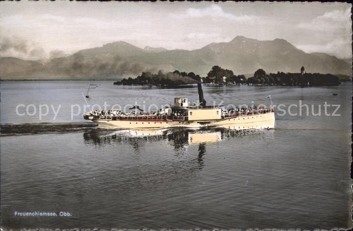Dampfer Seitenrad Frauenchiemsee