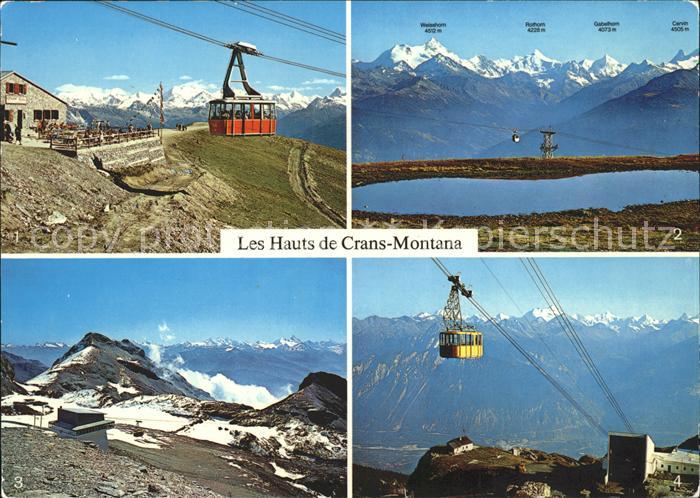 Seilbahn Crans-Montana Restaurant Bella-Lui Glacier Plaine-Morte