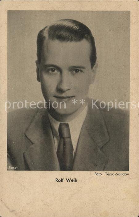 Schauspieler Rolf Weih