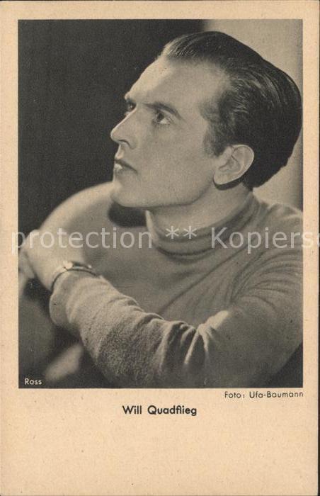 Foto Ufa Baumann Schauspieler Will Quadflieg