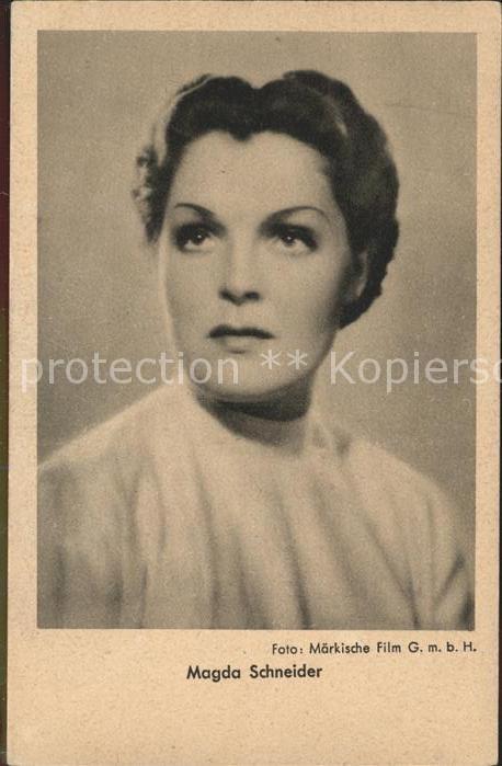 Schauspieler Magda Schneider