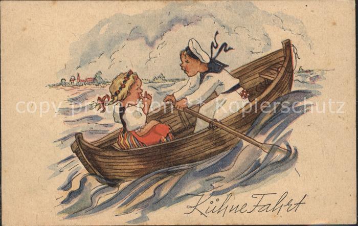 Matrosen Boot Maedchen Bootsfahrt