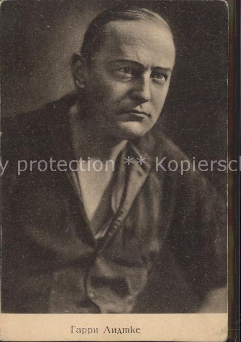Schauspieler Harry Lidtke