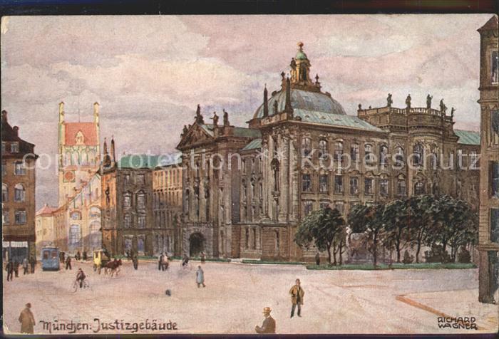 Wagner Richard Kuenstler Muenchen Justizgebaeude Nr. 40