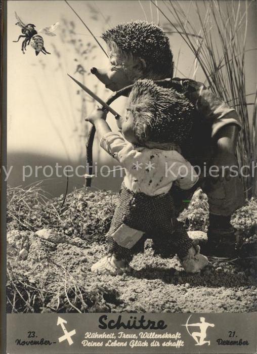 Mecki Nr. 512 Sternzeichen Schuetze Biene Bogen und Pfeil