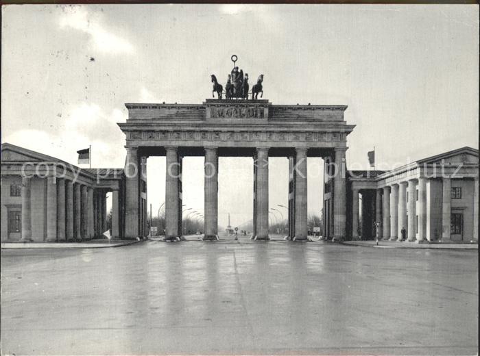 Brandenburgertor Berlin Deutscher Krankenkassentag 1960