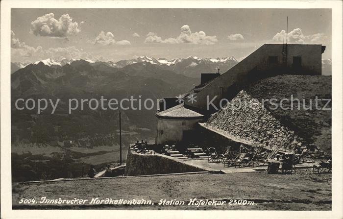 Hafelekarspitze Innsbrucker Nordkellenbahn