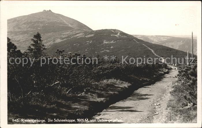 Schneekoppe Snezka Riesengebirge