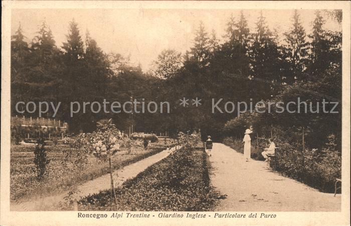 Roncegno Giardino Inglese Particolare Parco