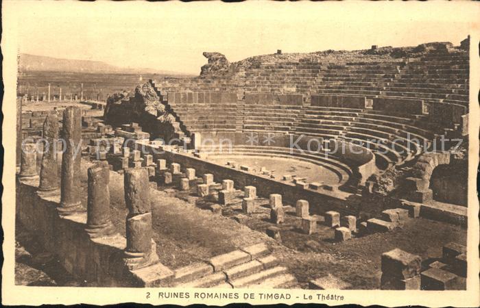 Timgad Ruines Romaines Theatre