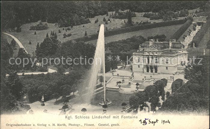Schloss Linderhof Fontaine