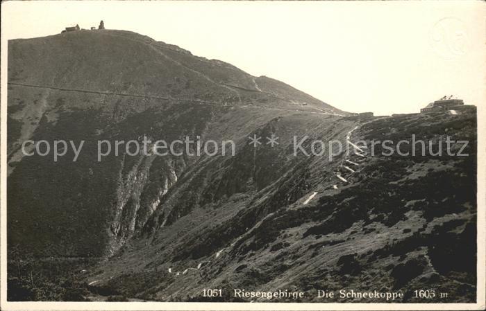 Schneekoppe Snezka Riesengebirge