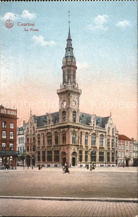Courtrai KORTRIJK Flandre Belgie Poste