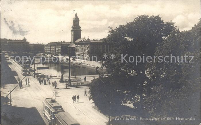 Goeteborg Brunnsparken Stora Hamnkanalen