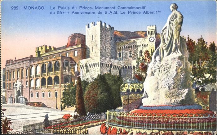 Monaco Palais Prince Monument Commemoratif