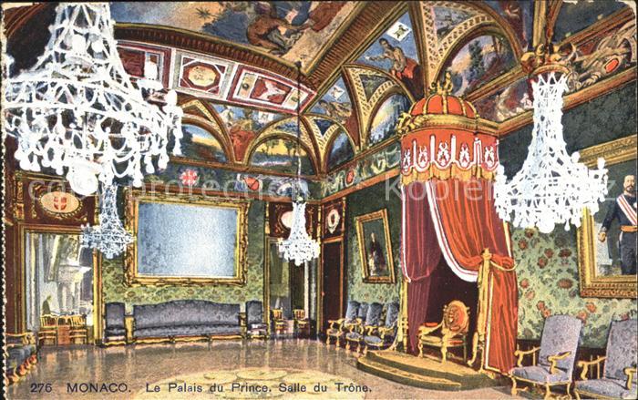 Monaco Palais Prince Salle Trone
