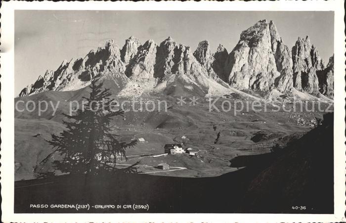 Passo Gardena Gruppo di Cir