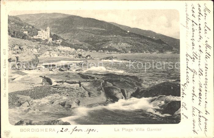 Bordighera Plage Villa Garnier