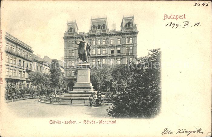 Budapest Eoetvoes Monument