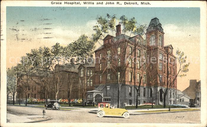 Detroit Michigan Grace Hospital Willis John R
