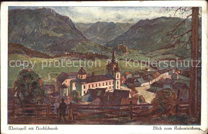 Mariazell Steiermark Hochschwab Künstlerkarte