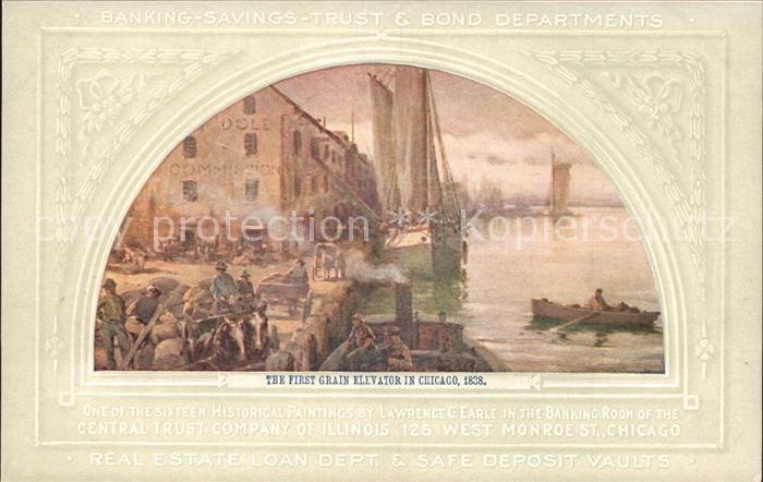 Chicago Illinois First Grain Elevator