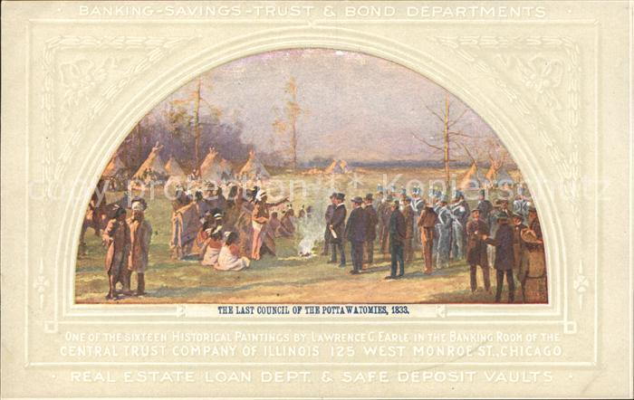 Chicago Illinois The last Council of the Potta Watomies