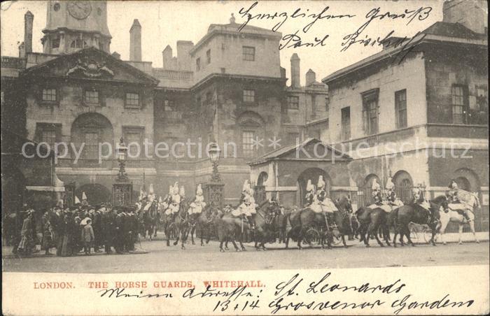 London Horse Guards Whitehall