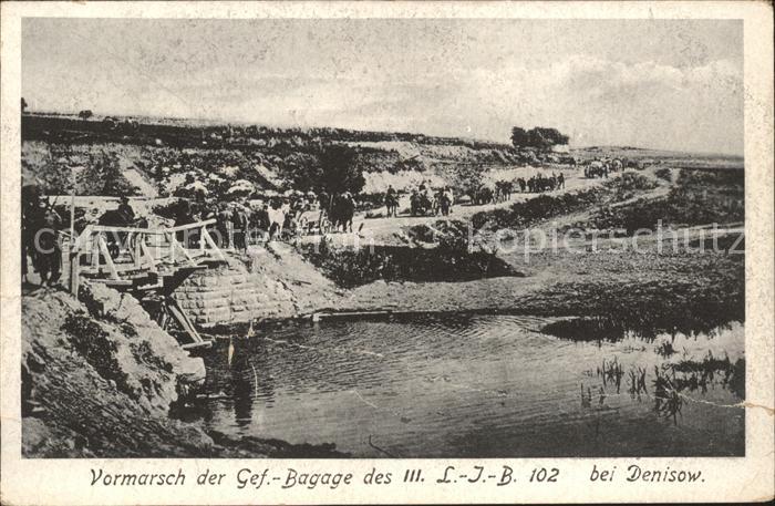 Denisow Vormarsch Gef Bagage des III L J B