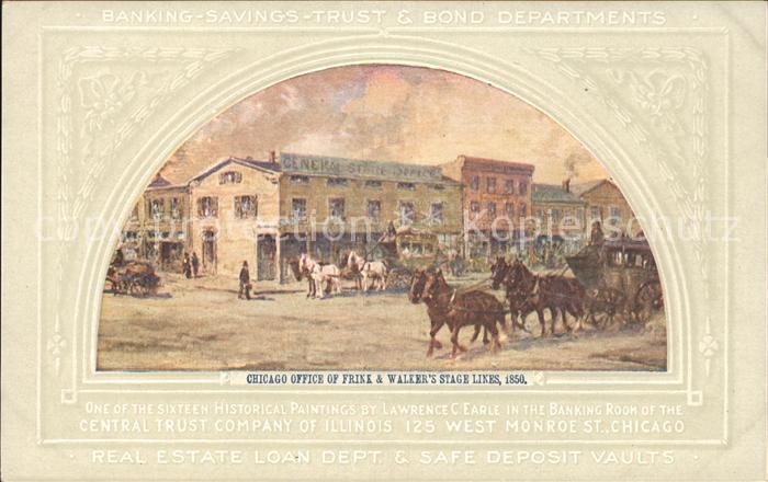 Chicago Illinois Office Frink Waleers Stage Lines