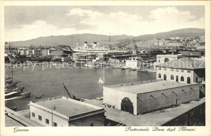 Genova Genua Liguria Porticciuolo Duca Abruzzi