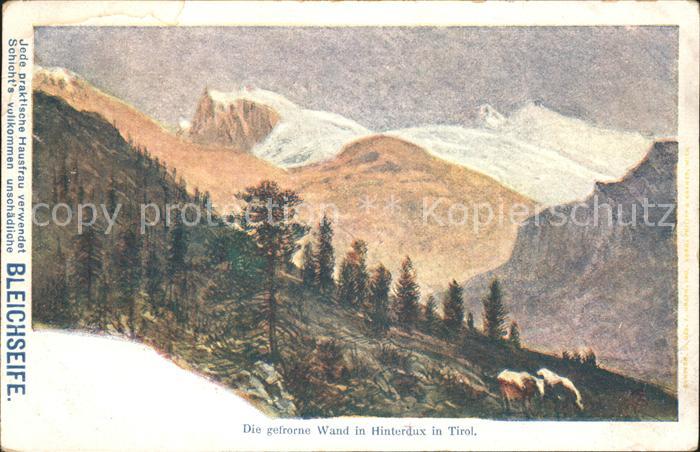 Hintertux Zillertal gefrorne Wand