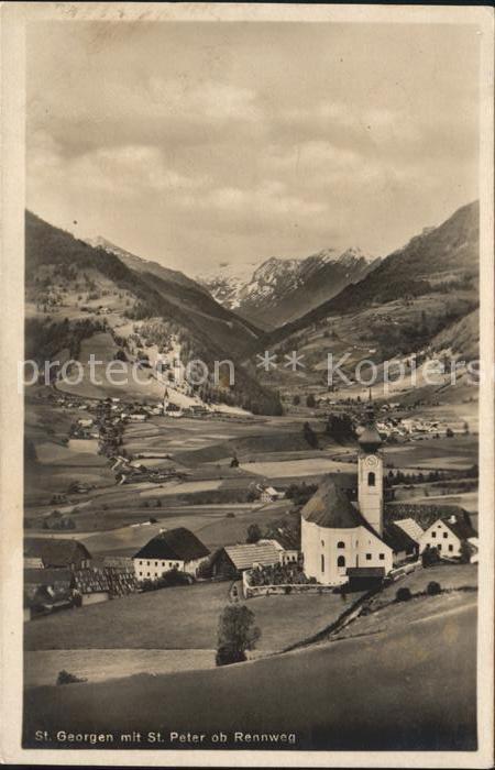 Rennweg Katschberg St Georgen St Peter