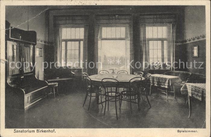 Greifenberg Gryfow Slaski Sanatorium Birkenhof Spielzimmer