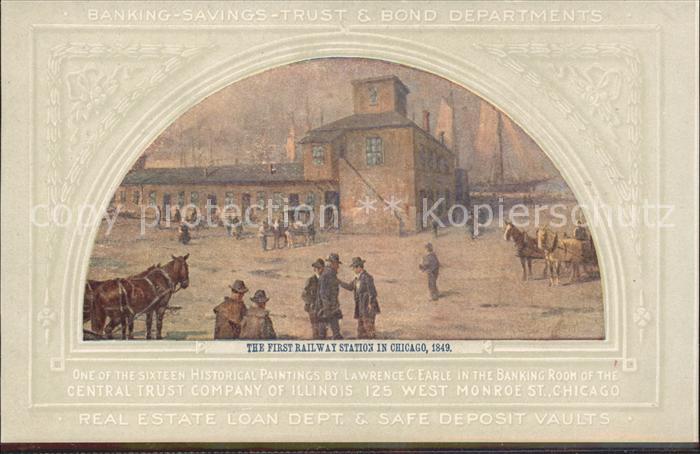 Chicago Illinois First Railway Station
