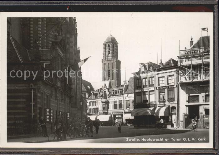 Zwolle Overijssel Hoofdwacht Toren Kerk