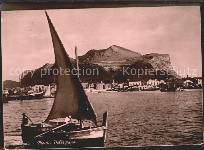 Palermo Sicilia Monte Pellegrino Segelboot