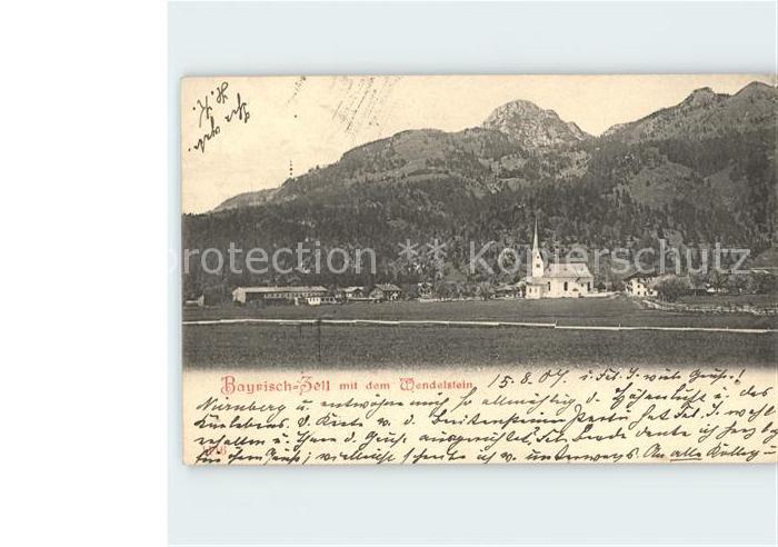 Bayrischzell mit dem Wendelstein