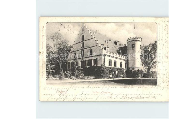 Coburg Bayern Schloss Rosenau