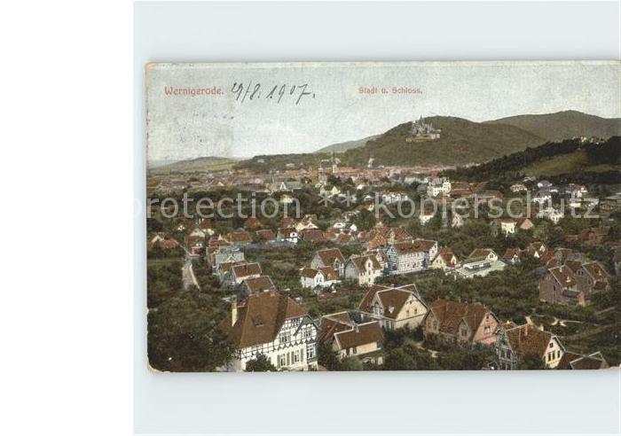 Wernigerode Harz Stadt und Schloss