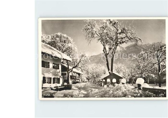 Kochel See Alpengasthof Rabenkopf Winterimpressionen