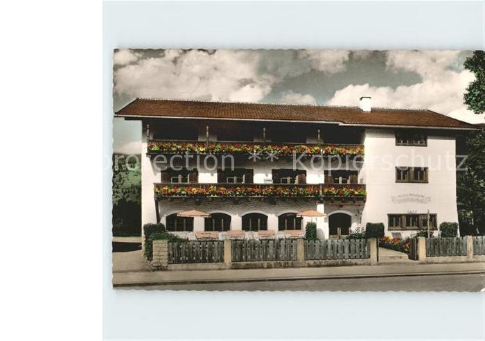 OBERAMMERGAU Bayern Hotel Pension Cafe Schilcherhof