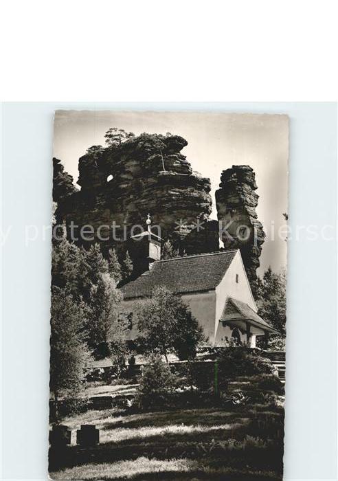 Dahn Ehrenfriedhof Kapelle Felsformation