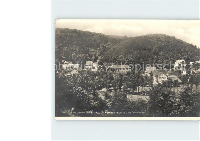 Bad Bergzabern Kurhaus Behret und Waldhorn